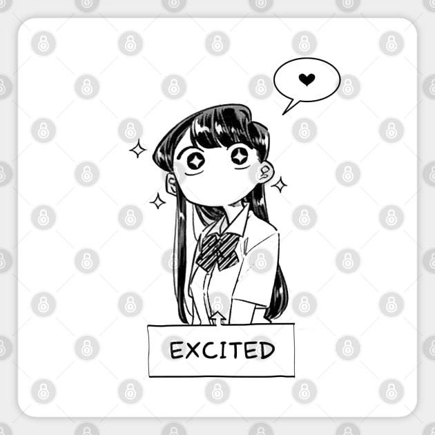 Komi Can't Communicate Magnet by SirTeealot